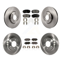 Charger l'image dans la galerie, Front Rear Disc Brake Rotors And Ceramic Pads Kit For 2019 Kia Soul EV