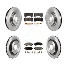 Load image into Gallery viewer, Front Rear Brake Rotor &amp; Ceramic Pad Kit For Ford Mustang With 6 Piston Calipers