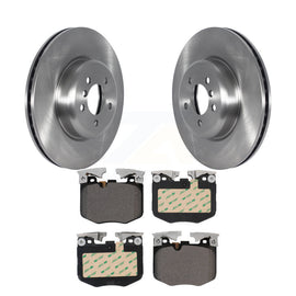 [Front] 2019 BMW 330i With Blue Painted Calipers Premium OE Brake Rotors & Ceramic Pads Kit For Max Braking