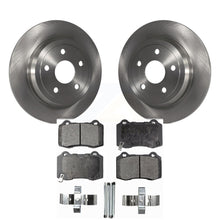 Charger l&#39;image dans la galerie, Rear Brake Rotors Ceramic Pad Kit For Jeep Grand Cherokee With Solid