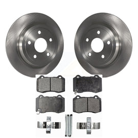 [Rear] 2012 Jeep Grand Cherokee 6.4L Premium OE Brake Rotors & Ceramic Pads Kit For Max Braking