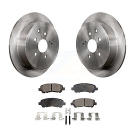 Rear Disc Brake Rotors And Ceramic Pads Kit For Toyota Highlander