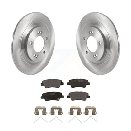 [Rear] 2019 Kia Niro EV Premium OE Brake Rotors & Ceramic Pads Kit For Max Braking