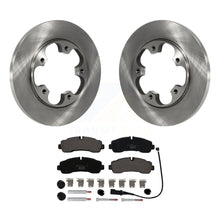 Charger l&#39;image dans la galerie, Rear Brake Rotors Ceramic Pad Kit For 20 Ford Transit-350 Cab &amp; Chassis with AWD