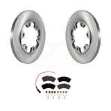 Rear Brake Rotors & Ceramic Pad Kit For Ford Transit-150 Transit-250 Transit-350