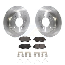 Charger l&#39;image dans la galerie, Rear Disc Brake Rotors And Ceramic Pads Kit For Kia Forte Hyundai Veloster