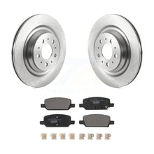 Load image into Gallery viewer, Rear Brake Rotors &amp; Ceramic Pad Kit For 17-22 Tesla 3 With Gray Painted Calipers