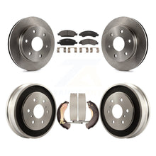 Charger l&#39;image dans la galerie, Front Rear Brake Rotor Ceramic Pad Drum Kit For GMC Sierra 1500 Disc rear brakes