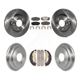 [Front+Rear] 2020-2023 Hyundai Venue Premium OE Brake Rotor Drum Kit & Ceramic Pads For Max Braking