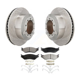 Front Brake Rotors Ceramic Pad Kit For International TerraStar IC Corporation AE