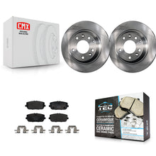 Charger l'image dans la galerie, Rear Disc Brake Rotors And Ceramic Pads Kit For 2006-2015 Mazda MX-5 Miata