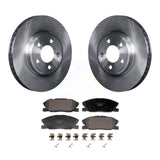 Front Disc Brake Rotors And Ceramic Pads Kit For Dodge Charger K8T-104419