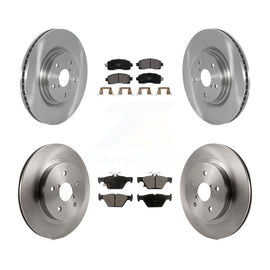 Front Rear Disc Brake Rotors And Ceramic Pads Kit For 2020-2022 Subaru Outback