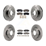 Front Rear Disc Brake Rotor Ceramic Pad Kit For Mercedes-Benz Sprinter 2500 1500