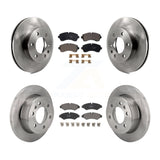 Front Rear Disc Brake Rotor Ceramic Pad Kit For Mercedes-Benz Sprinter 2500 1500