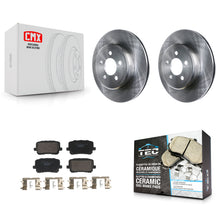 Charger l'image dans la galerie, Rear Disc Brake Rotors Ceramic Pad Kit For 2017-2018 Dodge Charger RWD with 5.7L
