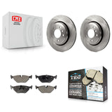 Rear Brake Rotor And Ceramic Pad Kit For BMW 320i With 320mm Diameter K8T-104438