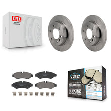 Charger l'image dans la galerie, Rear Brake Rotors &amp; Ceramic Pad Kit For Mercedes-Benz Sprinter 2500 Freightliner