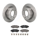 Rear Brake Rotors & Ceramic Pad Kit For Mercedes-Benz Sprinter 2500 Freightliner