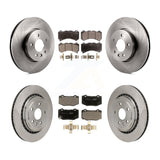 Front Rear Disc Brake Rotors And Ceramic Pads Kit For Cadillac ATS V K8T-104455
