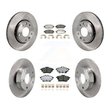 Front Rear Brake Rotors Ceramic Pad Kit For 20-23 Nissan Sentra Disc rear brakes