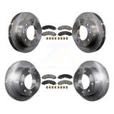 Front Rear Brake Rotors & Ceramic Pad Kit For GMC Chevrolet Sierra 2500 HD Silverado 3500 K8T-104481