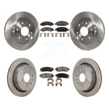 Front Rear Disc Brake Rotors And Ceramic Pads Kit For Cadillac XTS K8T-104483
