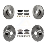 Front Rear Disc Brake Rotor And Ceramic Pad Kit For 2013-2017 Chevrolet Trax Buick Encore K8T-104484