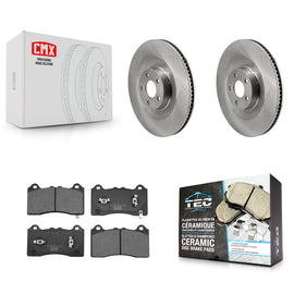 Front Disc Brake Rotors And Ceramic Pads Kit For Ford Mustang Mach-E K8T-104486