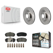 Charger l'image dans la galerie, Front Disc Brake Rotors And Ceramic Pads Kit For Hyundai Sonata Kia K5