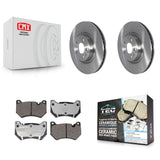 Front Disc Brake Rotors And Ceramic Pads Kit For Audi Q5 Sportback K8T-104495