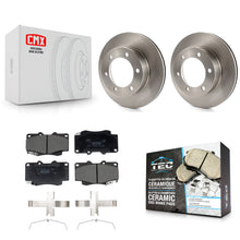 Charger l'image dans la galerie, Front Brake Rotors Ceramic Pad Kit For 1999-2004 Toyota Tacoma With 6 Lug Wheels