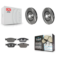 Charger l'image dans la galerie, Front Disc Brake Rotors And Ceramic Pads Kit For Audi SQ5 A8 Quattro K8T-104502