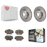 Front Brake Rotor Ceramic Pad Kit For Toyota GR Supra With Single Piston Caliper