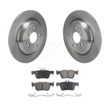 Rear Brake Rotors & Ceramic Pad Kit For Ford Escape Bronco Sport Lincoln Corsair