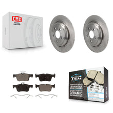 Charger l'image dans la galerie, Rear Disc Brake Rotors And Ceramic Pads Kit For 2022-2023 Ford Maverick
