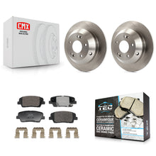 Charger l'image dans la galerie, Rear Disc Brake Rotors Ceramic Pad Kit For Hyundai Santa Fe Sport Kia Sorento XL