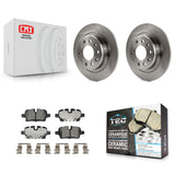 Rear Disc Brake Rotors And Ceramic Pads Kit For Chevrolet Equinox GMC Terrain Malibu K8T-104523
