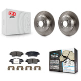 Rear Disc Brake Rotors And Ceramic Pads Kit For Genesis G80 K8T-104524