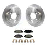 Rear Brake Rotor Ceramic Pad Kit For Hyundai Elantra With Electric Parking