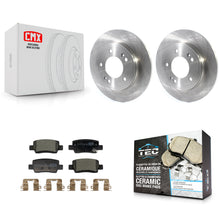 Charger l'image dans la galerie, Rear Brake Rotor Ceramic Pad Kit For Hyundai Elantra With Electric Parking