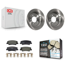 Charger l'image dans la galerie, Rear Disc Brake Rotors And Ceramic Pads Kit For Hyundai Sonata Kia K5 K8T-104528