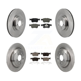 Front Rear Disc Brake Rotors And Ceramic Pads Kit For 2022-2023 Ford Maverick