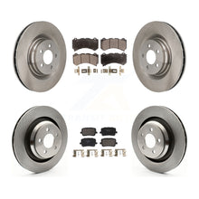 Load image into Gallery viewer, Front Rear Brake Rotor &amp; Ceramic Pad Kit For Dodge Charger SRT 392 with RWD 6.4L