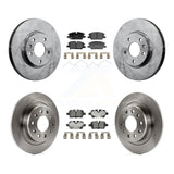 Front Rear Disc Brake Rotors And Ceramic Pad Kit For Chevrolet Equinox GMC Terrain Malibu K8T-104613