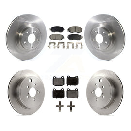 Front Rear Brake Rotor Ceramic Pad Kit For 2017 Subaru BRZ Without Brembo Brakes