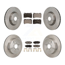 Load image into Gallery viewer, Front Rear Brake Rotor Ceramic Pad Kit For 17 Subaru BRZ Base With Brembo Brakes