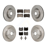 Front Rear Disc Brake Rotors And Ceramic Pads Kit For Subaru BRZ Toyota 86