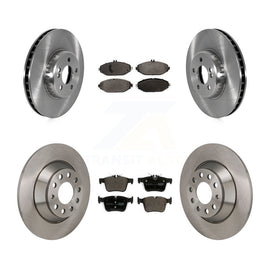 Front Rear Disc Brake Rotors And Ceramic Pads Kit For Mercedes-Benz C300