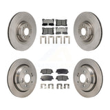 Front Rear Disc Brake Rotors And Ceramic Pads Kit For Hyundai Equus Kia K900 K8T-104643